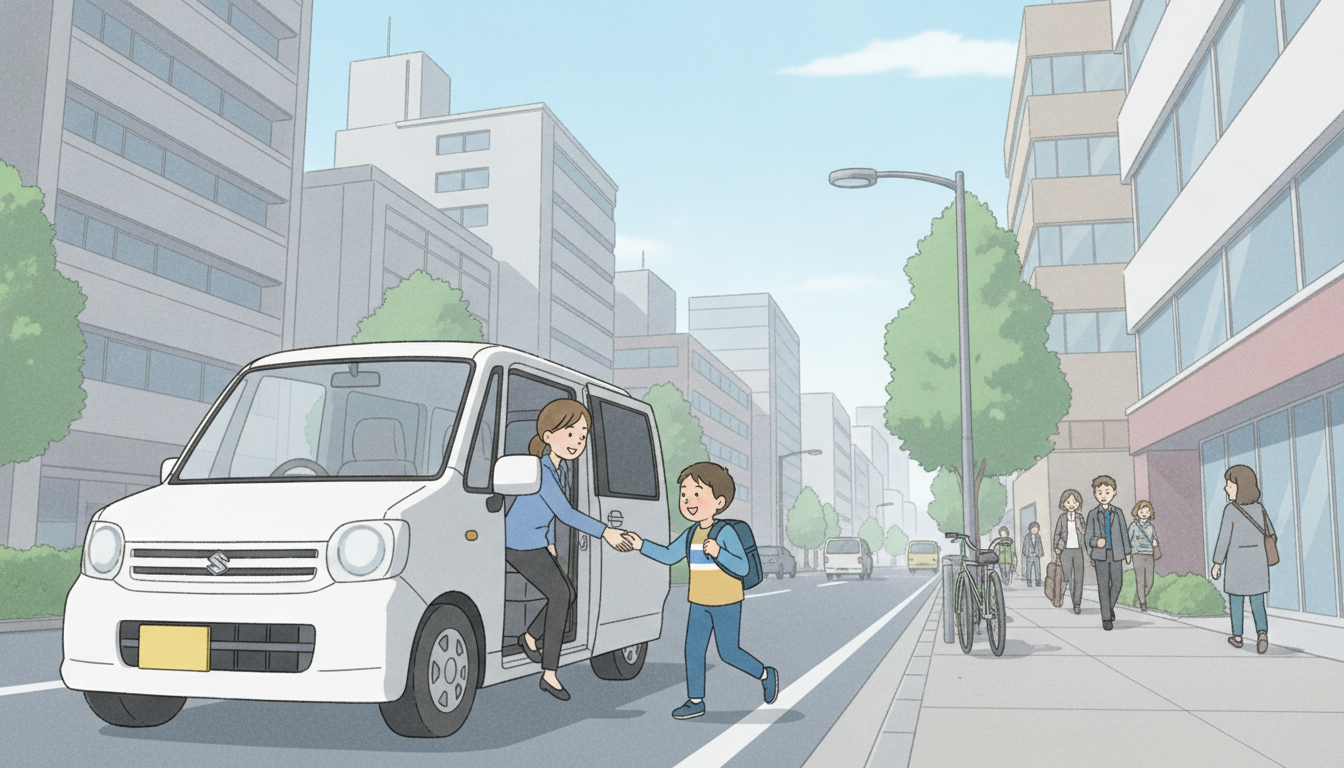都市部と地方で異なる送迎事情